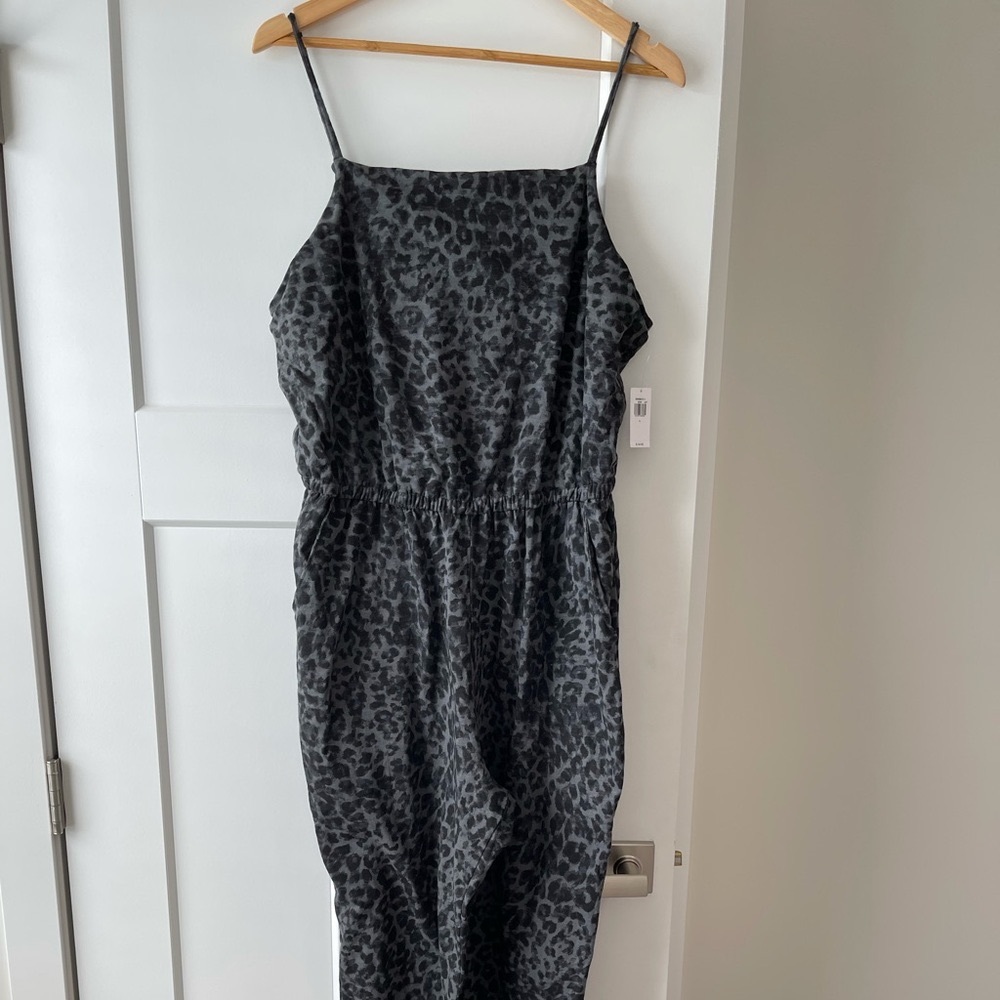 Old Navy leopard jumpsuit
